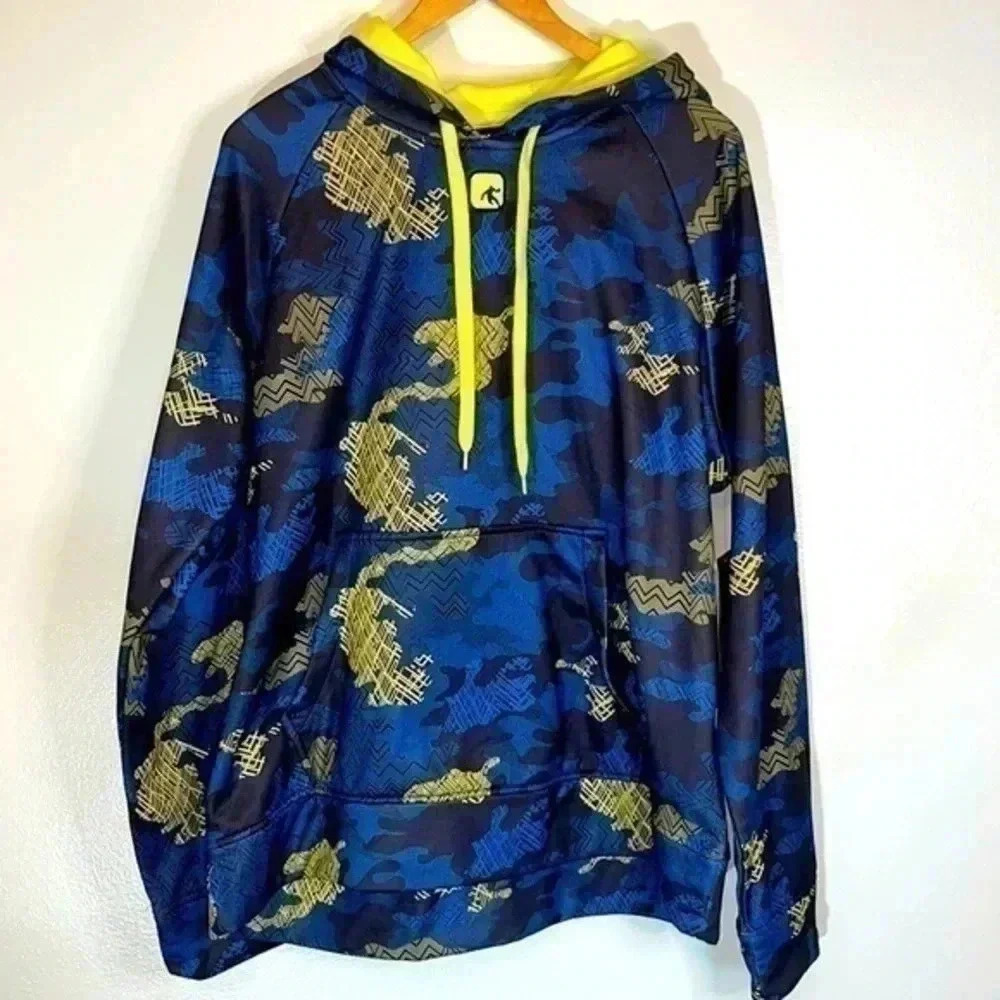 And1 Men's Combat pullover hoodie Camo Basketball Size M NWT